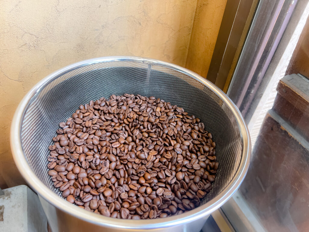 コーヒー豆　焙煎